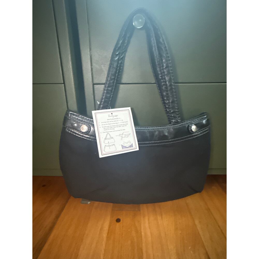 NEW Thirty One Gifts Skirt Purse Black Shoulder Bag Handbag Organizer